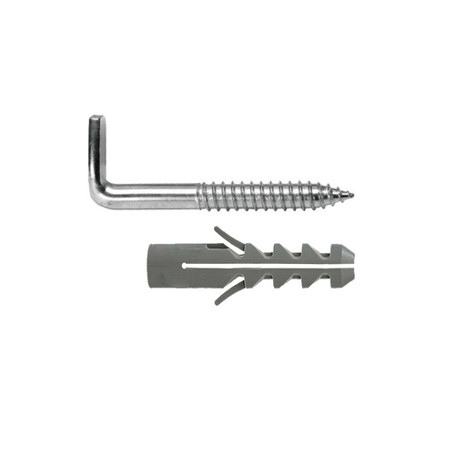 [13136405] Kit Sanitario Alcayata Con Taco Expansión Ø 12 x 60 mm. Fijación Calentadores / Termos De Agua