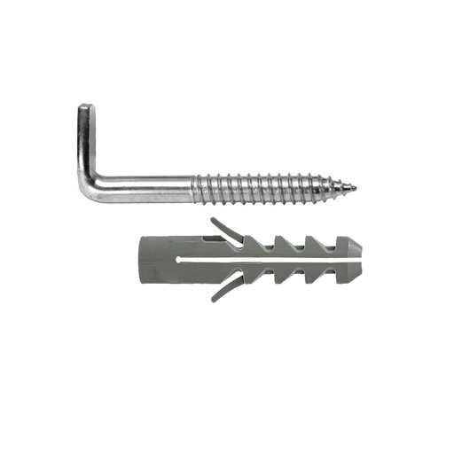 [13136410] Kit Sanitario Alcayata Con Taco Expansión Ø 14 x 70 mm. Fijación Calentadores / Termos De Agua