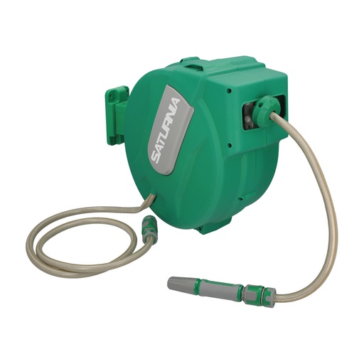 [8060780] Enrollador Automatico Manguera Para Jardin. Recogedor Manguera Automatico, Porta Mangueras Jardin Manguera De 20 Metros