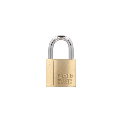 [3101500] Candado Laton Arco Normal 20 mm. Serie Target. Arco Endurecido. Candado Maletas, Candado Taquillas, Candado Puertas