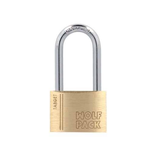 [3101545] Candado Laton Arco Largo 40 mm. Arco Endurecido. Candado Maletas, Candado Taquillas, Candado Puertas