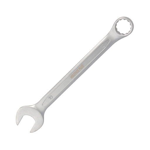 [2105822] Llave Combinada Plus 10x10 Acero Cromo Vanadio DIN 3113. Llave Doble Boca, Llave Fija, Llave Estrella