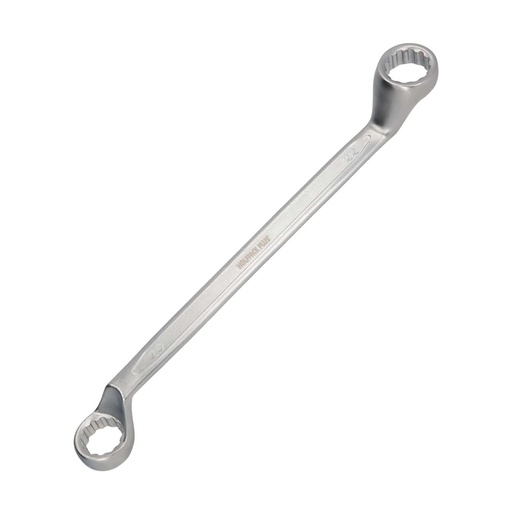 [2322916] Llave Estrella Acodada Plus Acero Cromo Vanadio 20x22 DIN 838. Llave Doble Boca Acodada, Llave Fija Estrella Acodada