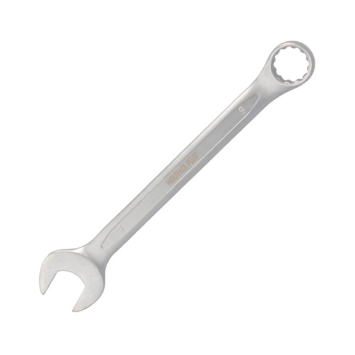 [2105817] Llave Combinada Plus 9x9 Acero Cromo Vanadio DIN 3113. Llave Doble Boca, Llave Fija, Llave Estrella