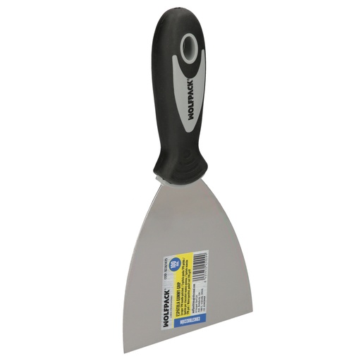 [2361075] Espatula Mango Gummy Grip Hoja 100 mm. Espatula Yeso, Espatula Pintor, Espatula Masillas, Espatula Pladur, etc.