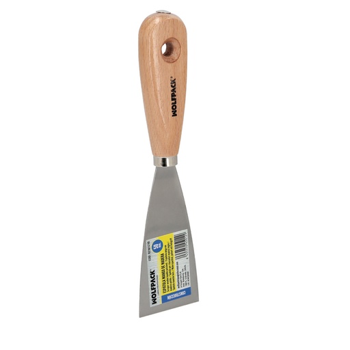 [2361210] Espatula Mango Madera Hoja Acero 50 mm. Espatula Yeso, Espatula Pintor, Espatula Masillas, Espatula Pladur, etc.