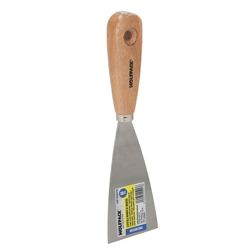 [2361215] Espatula Mango Madera Hoja Acero 60 mm. Espatula Yeso, Espatula Pintor, Espatula Masillas, Espatula Pladur, etc.