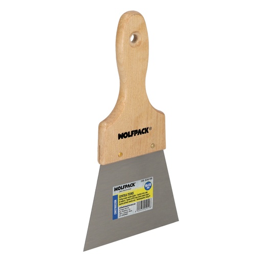 [2361305] Espatula Techos Mango Madera Hoja Acero 90 x 120 mm. Espatula Yeso, Espatula Pintor, Espatula Masillas, Espatula Pladur, etc.