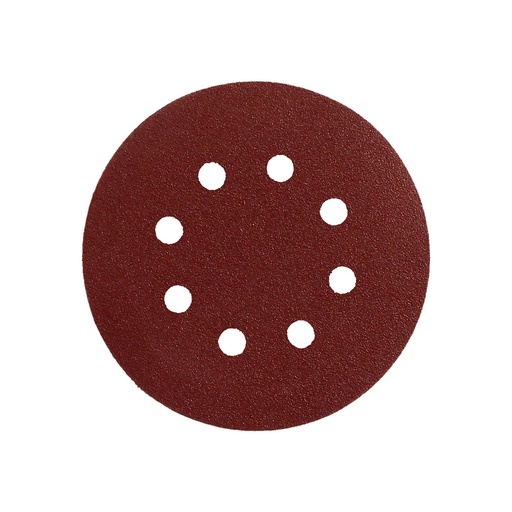 [9020792] Lija recambio velcro disco Ø 125 mm. con agujeros grano 240 (10 Piezas)