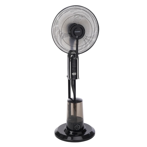 [5380205] Ventilador Nebulizador, 3 Aspas de Gran Tamaño Ø 40 cm. Motor Cobre 75 Watt. Temporizador, Mando a Distancia Ventilador Con Agua