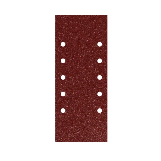 [9020632] Lija Recambio Con Velcro 115x280 mm. con Agujeros Grano  80 (10 Piezas)