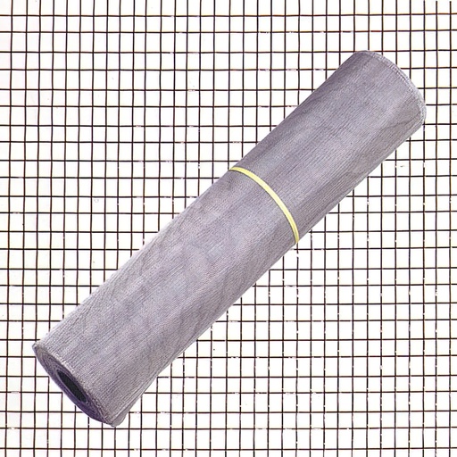 [1191810] Tela Mosquitera Aluminio 18x14/100  Rollo 30 Metros
