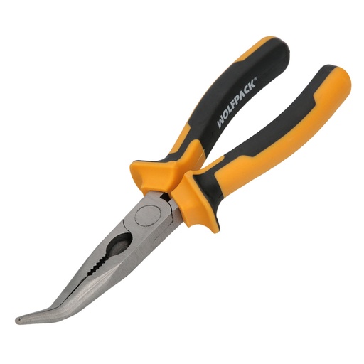 [2325885] Alicates Boca Curva 200 mm. Acero DIN 5745 Alicates Punta Curva, Alicates Boca Curva Larga,