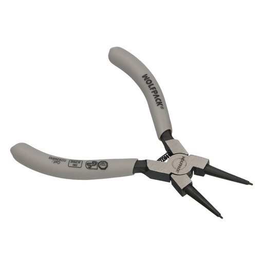 [2326810] Alicates Arandelas Interiores Recto 125 mm. Acero Din 5256. Anillos De Presion, Anillos De Retención, Arandelas Circlips
