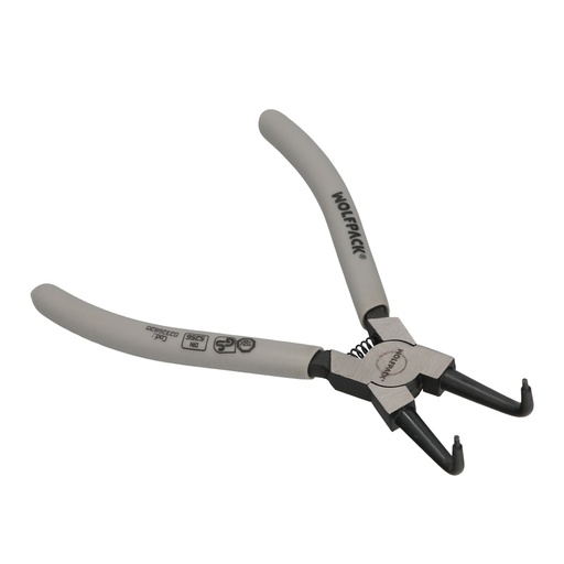 [2326820] Alicates Arandelas Interiores Curvo 175 mm. Acero Din 5256. Anillos De Presion, Anillos De Retención, Arandelas Circlips