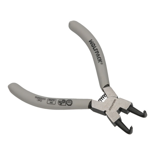 [2326816] Alicates Arandelas Interiores Curvo 125 mm. Acero Din 5254. Anillos De Presion, Anillos De Retención, Arandelas Circlips