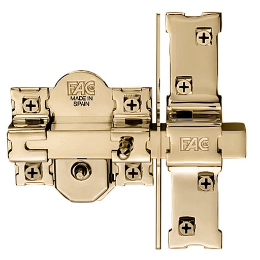 [3014049] Cerrojo Seguridad Fac 946-RP/80 Serie UVE Dorado Antibumping