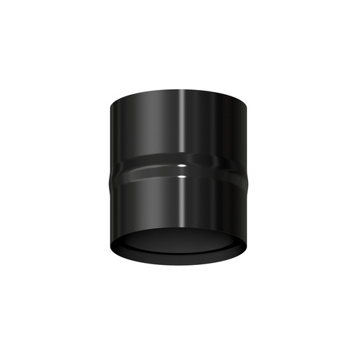 [22010983] Modulo Anticondensados Estufa Vitrificado Negro Ø 200 mm. Condensador Chimenea, Anticondensados Chimenea, Anticondensacion Tubos