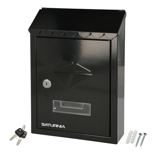 [3080565] Buzon Exterior Residence 205 x 300 x 70 mm. Negro