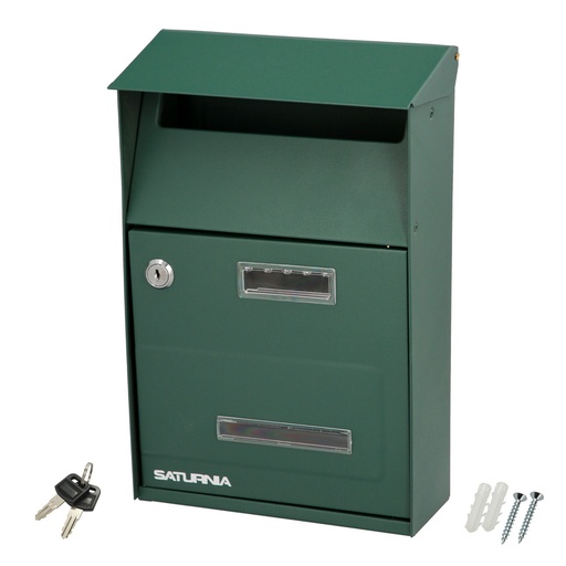 [3081275] Buzon Exterior Country Verde 215 x 320 x 105 mm.