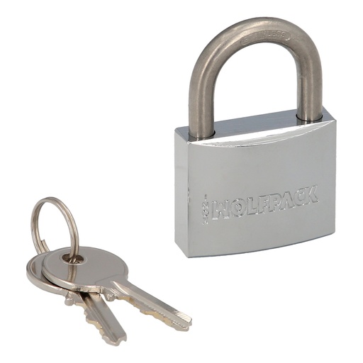 [3101235] Candado Inoxidable Arco Normal  40mm.