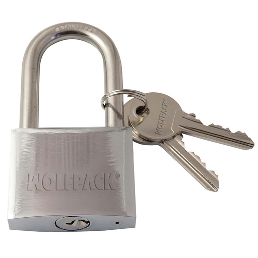 [3101245] Candado Inoxidable Arco Largo 30mm.