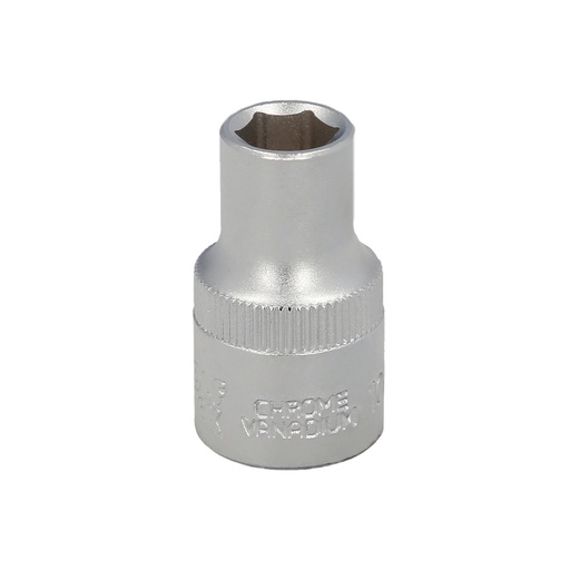 [2109005] Llave Vaso 1/2" Hexagonal 10 mm. Perfil de 6 caras. Acero Cromo Vanadio, Aristas Redondas