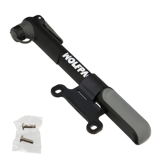 [5230200] Bomba Para Bicicletas, Inflador Para Bicicleta, Bomba Patinete. Valvulas Schrader, Dunlop y Presta 8 Bares, Con soporte Bici