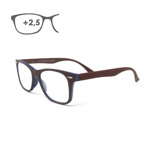 [15042310] Gafas Lectura Illinois Rojas Aumento +2,5 Gafas De Vista, Gafas De Aumento, Gafas Visión Borrosa