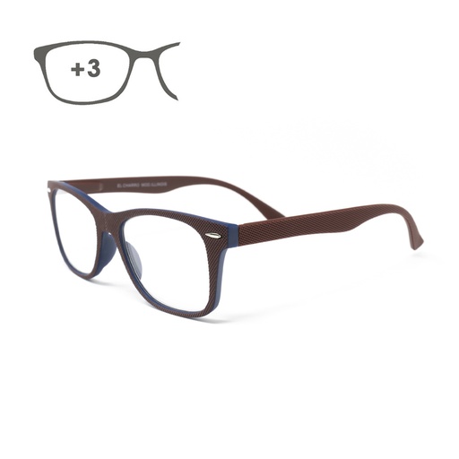[15042311] Gafas Lectura Illinois Rojas Aumento +3,0 Gafas De Vista, Gafas De Aumento, Gafas Visión Borrosa