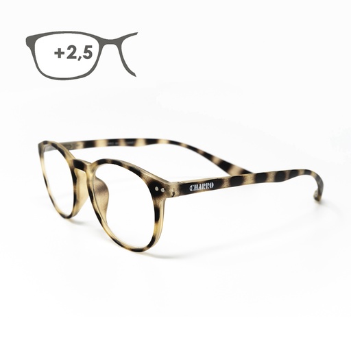 [15042410] Gafas Lectura Connecticut Estampado Carey Aumento +2,5 Patillas Para Colgar Del Cuello , Gafas De Vista, Gafas De Aumento