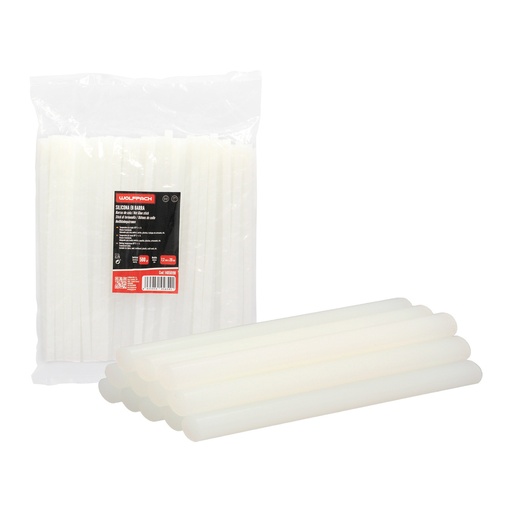 [14050198] Barras De Pegamento Caliente Ø 7,2 mm. bolsa De 500 Gramos. Barras Silicona, Pegamento Pistola Termofusible, Silicona Pistola