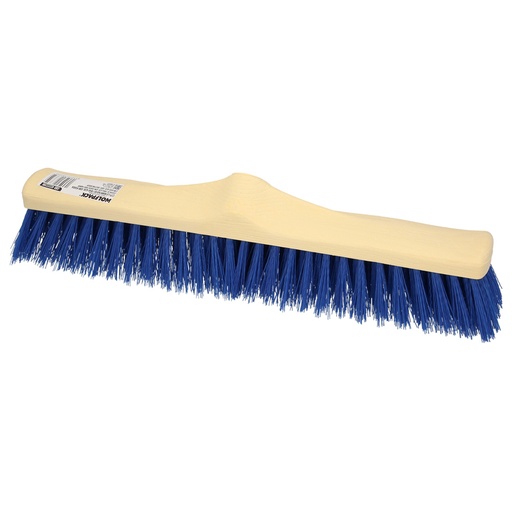 [2222205] Cepillo Barrendero Industrial Fibra Semi Rigida PVC. Soporte Polipropileno 50 cm. (Sin Mango)