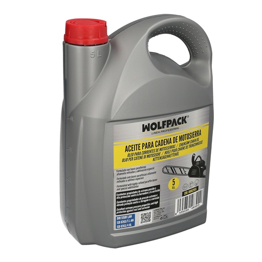 [8062955] Aceite Para Cadenas y Barras Motosierra 5 Litros, Grasa Cadenas Motosierra, Lubricante Cadenas Motosierra