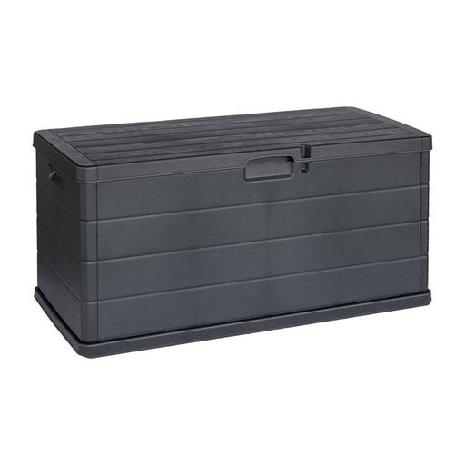 [21030360] Baul Resina 118x59x57 (Alt.) cm. antracita Con Ruedas. Armario Jardin, Baul Jardin.