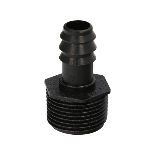 [8171060] Union Rosca Macho 3/4" A Toma Para Tuberias Goteo Ø 16 mm. (Bolsa 100 uds) Riego Por Goteo, Microaspersión, Riego Nebulizacion