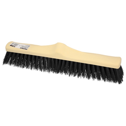 [2222200] Cepillo Barrendero Industrial Fibra Rigida PVC. Soporte Polipropileno 50 cm. (Sin Mango)