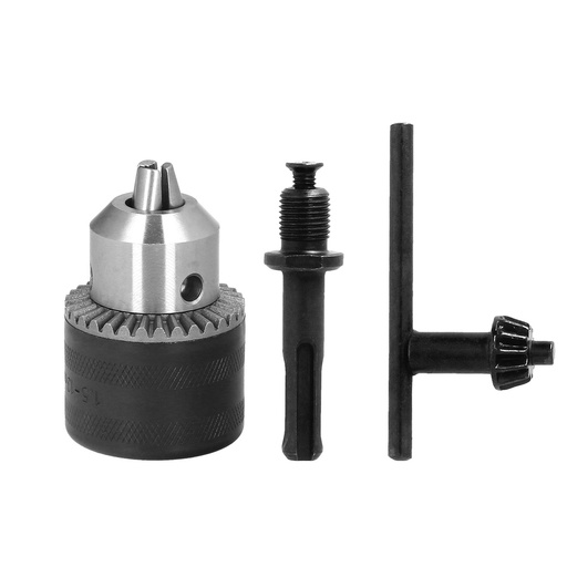 [7030006] Adaptador Martillo SDS Plus A Portabrocas Ø 13 mm.mm. porta Brocas Con Llave, Adaptador Sds, Sds A Brocas