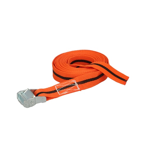 [15030365] Cinta De Amarre Con Trinquete 5 metros x 38 mm. Trinquete Metalico Automatico, Cincha, Eslinga Mercancia, Correa Sujeción