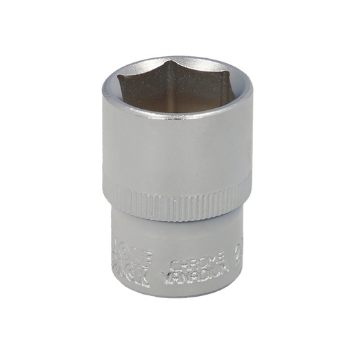 [2109060] Llave Vaso 1/2" Hexagonal 21 mm. Perfil de 6 caras. Acero Cromo Vanadio, Aristas Redondas
