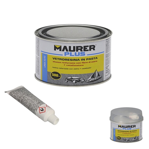 [14075070] Masilla Fibra Vidrio 500 ml. (Con Endurecedor)
