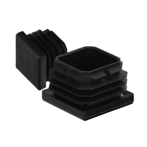 [5330528] Contera Interior Plastico Cuadrada 35x35 mm. Color Negro. Bolsa 200 Unidades. Contera Mesa, Silla, Muebles, Estanteria