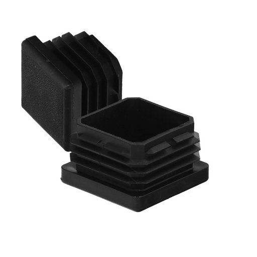 [5330530] Contera Interior Plastico Cuadrada 40x40 mm. Color Negro. Bolsa 100 Unidades. Contera Mesa, Silla, Muebles, Estanteria