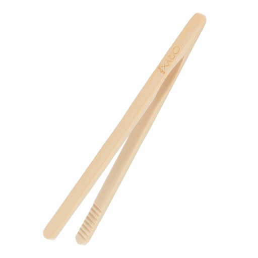 [5073050] Pinzas De Cocina de Bambu Natural 20 cm.