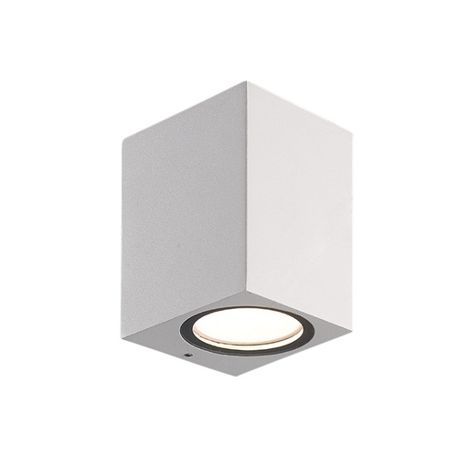 [8192110] Lampara Aplique Cuadrado GU10 IP65 Color Blanco Aplique Techo, Luz Jardín, Lámpara Jardín, Luz Exterior, Aplique Jardín