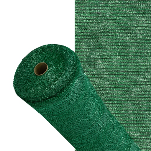 [1190855] Malla Sombreo Rollo 1,5 x 10 Metros, Reduce Radiación, Protección Jardín y Terraza, Regula Temperatura, Color Verde Claro