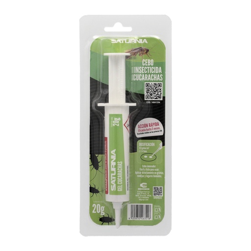 [14041394] Cebo Insectida Gel Cucarachas Jeringa  20 Gramos