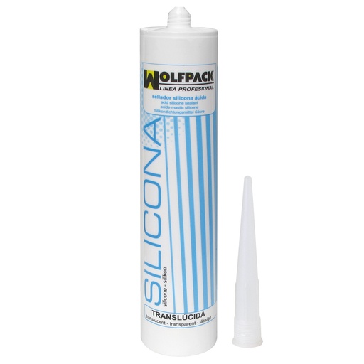 [14040095] Sellador Silicona Acida Transparente 280 Ml. Sellante Para Cristalería, Carpintería Metálica, Cocinas Baños, Etc.