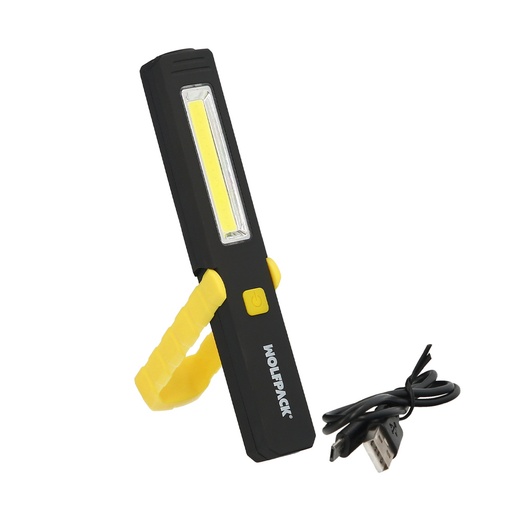 [19042015] Linterna LED Multifunción Tipo Boligrafo Recargable (900 mAh) 200 Lumenes Con Iman, Gancho y Soporte Ajustable.