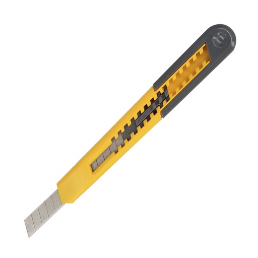 [2510845] Cutter Profesional Hoja Acero Al Carbono 9 mm. con Clip De Sujeción. Cuter Manualiadades, Cutters Trabajo,